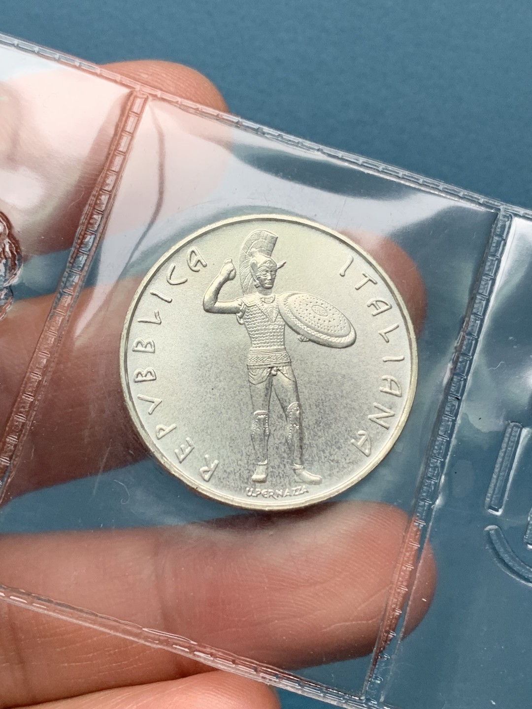 《竞宝斋》第151场-周日，周一，周四 3场 (全场包邮) 意大利1985年 天马 500里拉银币