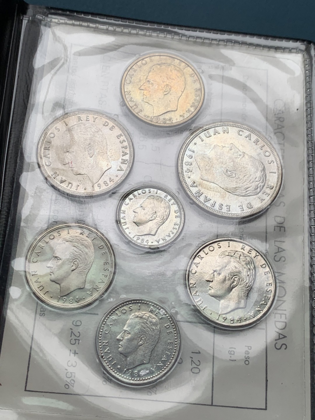 《竞宝斋》第151场-周日，周一，周四 3场 (全场包邮) 小本本 西班牙1984年 胡安卡洛斯国王七枚套