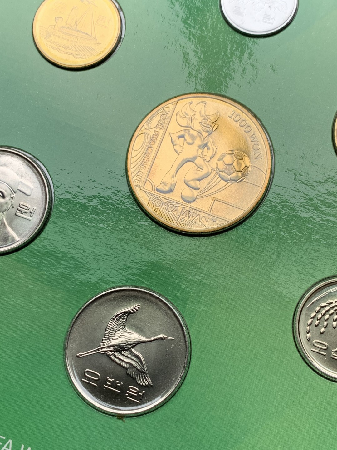 《竞宝斋》第151场-周日，周一，周四 3场 (全场包邮) 卡装 韩国2002年 纪念韩日世界杯 七枚套纪念