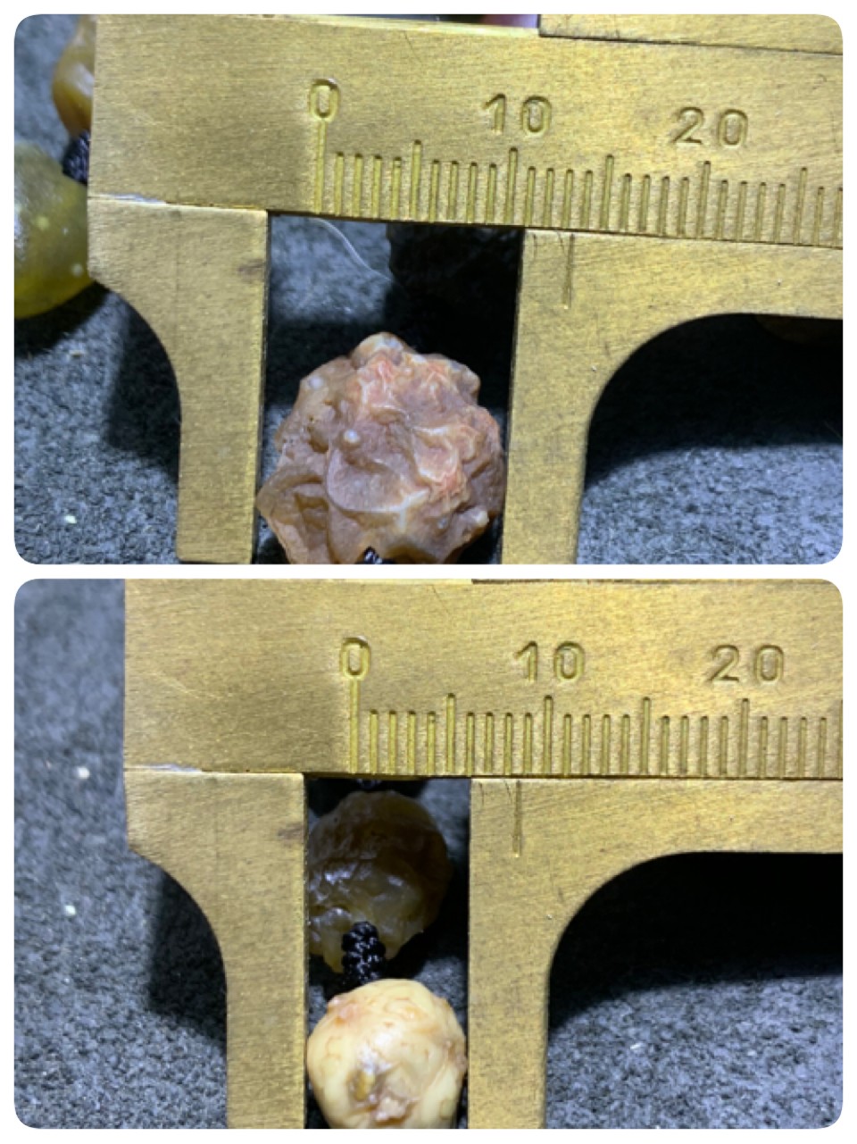 精美戈壁多彩筋脉石项链一条