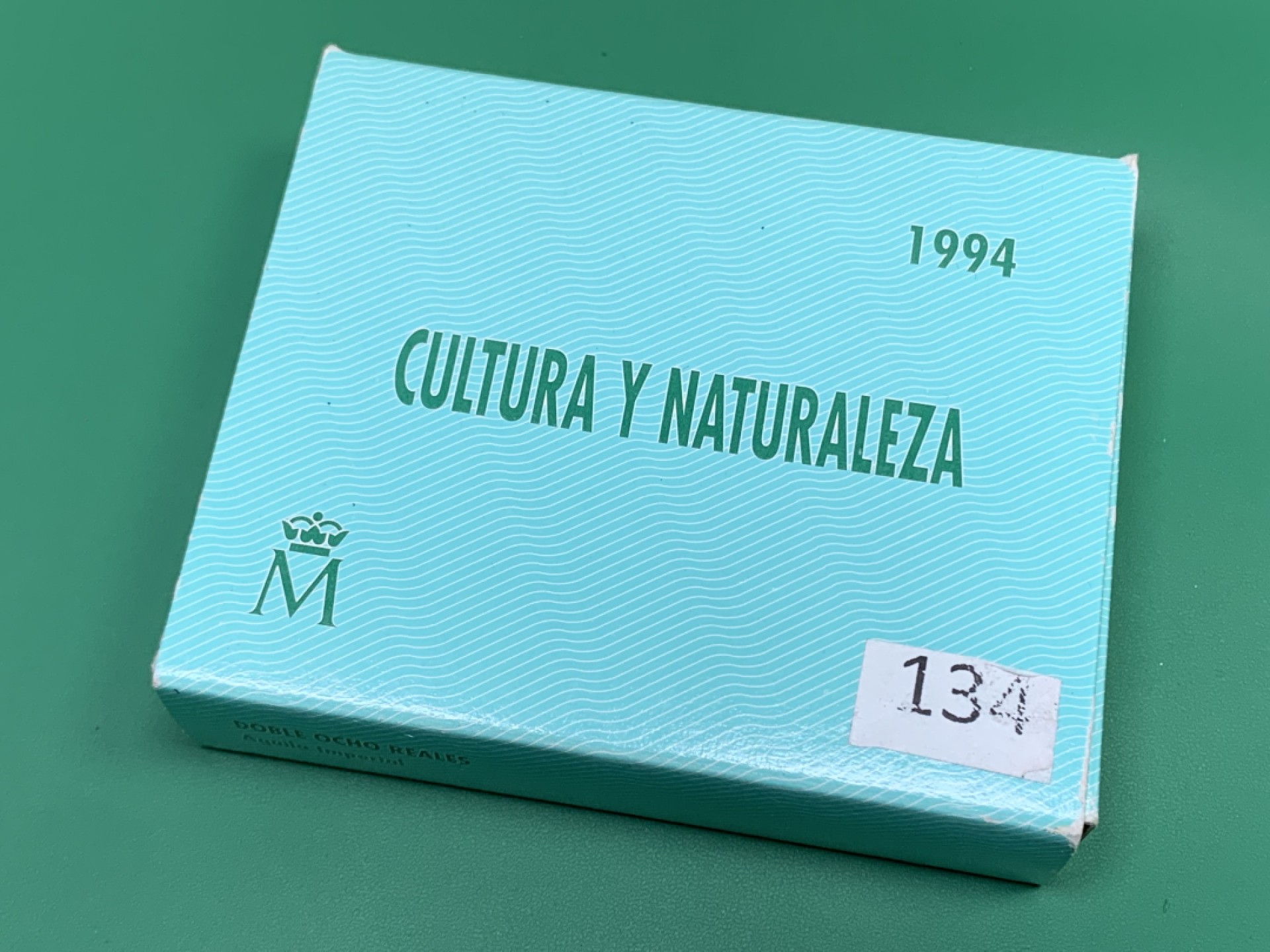 《竞宝斋》第151场-周日，周一，周四 3场 (全场包邮) 原盒 西班牙1994年 保护大自然系列 老鹰 5000比塞塔 精制大银币 54克 92.5%银 