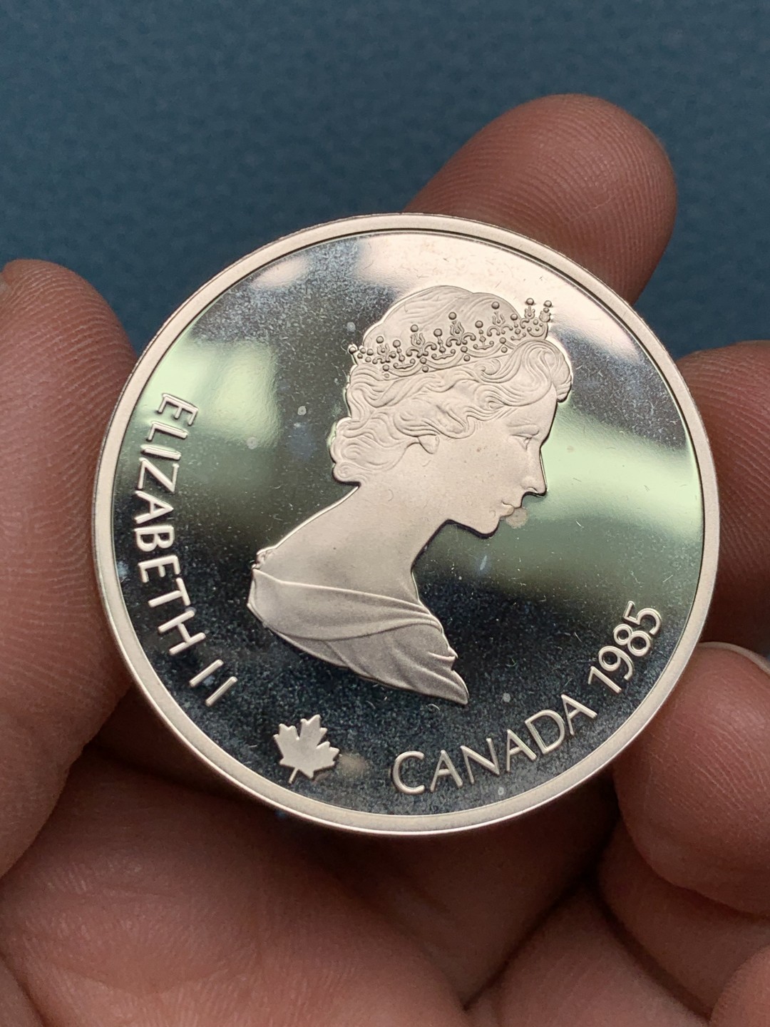 《竞宝斋》第151场-周日，周一，周四 3场 (全场包邮) 加拿大1988年冬奥会纪念银币 34.1克 925银