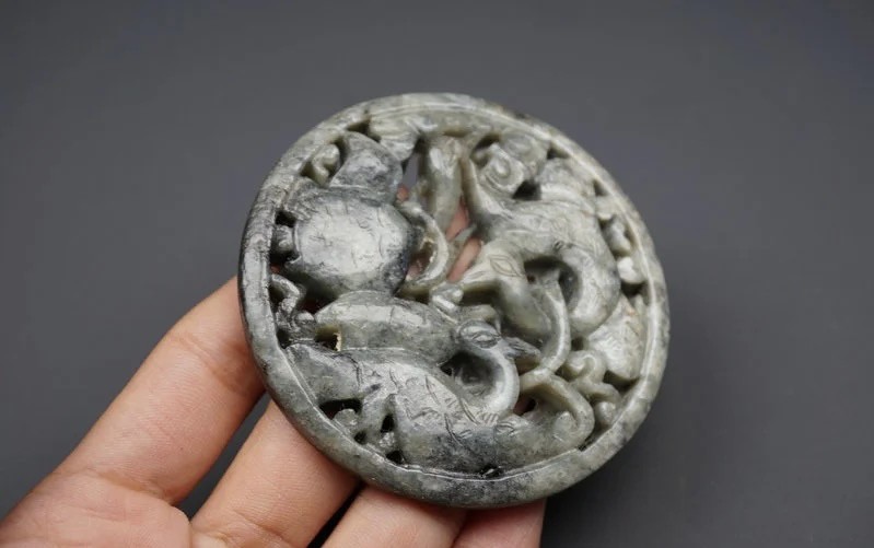 ｜冷门出品｜精选专拍·第贰拾捌场· 明清工 和田玉 仙鹤牌佩饰