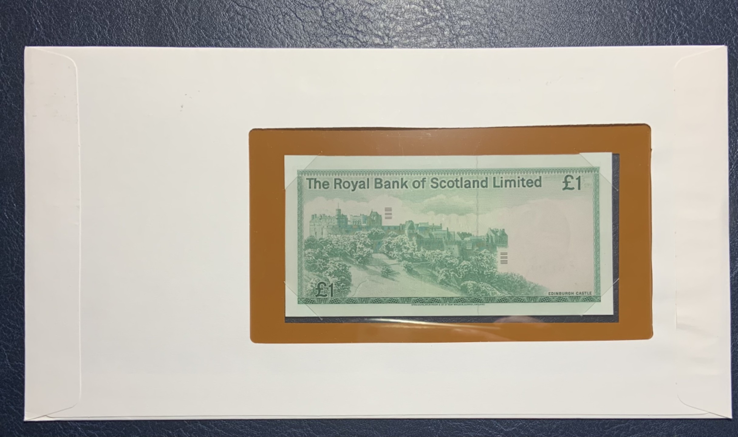 收藏联盟Quantum Auction 第248期拍卖 苏格兰1981年1镑富兰克林邮币封 品相UNC