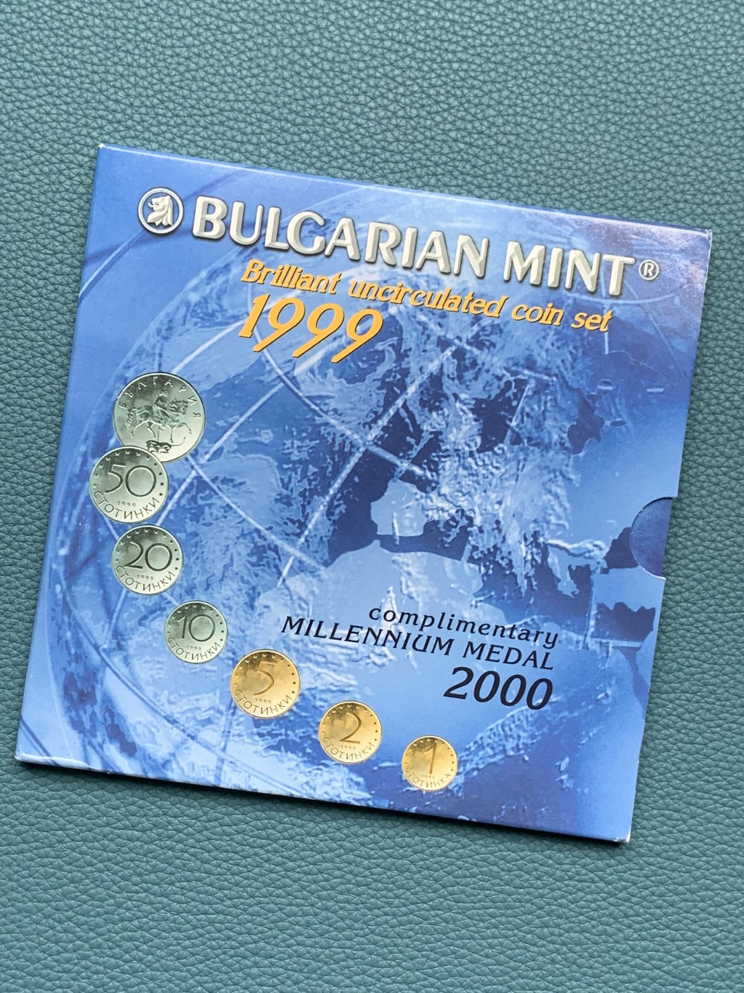 《竞宝斋》第151场-周日，周一，周四 3场 (全场包邮) 卡装 保加利亚2000年 迎接千禧年 七枚套原厂封装 暴涨品种 找不到一模一样的成交记录