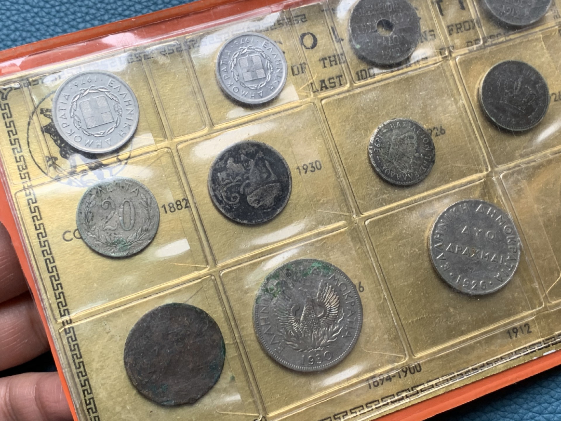 《竞宝斋》第151场-周日，周一，周四 3场 (全场包邮) 卡装 希腊 十二枚装