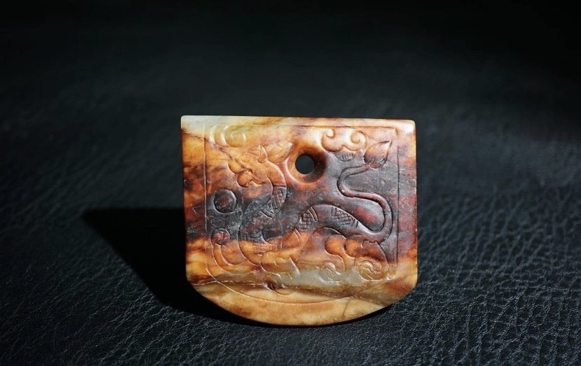 ｜冷门出品｜精选专拍·第贰拾捌场· 明清工老和田玉红沁龙凤双面大把件