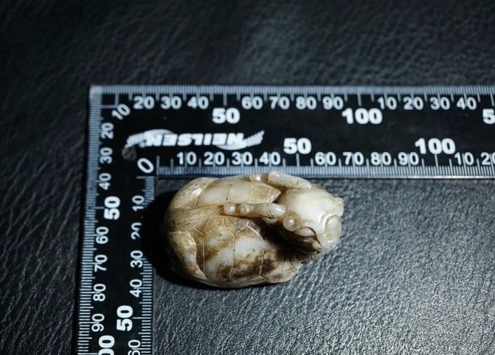｜冷门出品｜精选专拍·第贰拾玖场· 明清工老和田玉立体工龙龟茶宠摆件