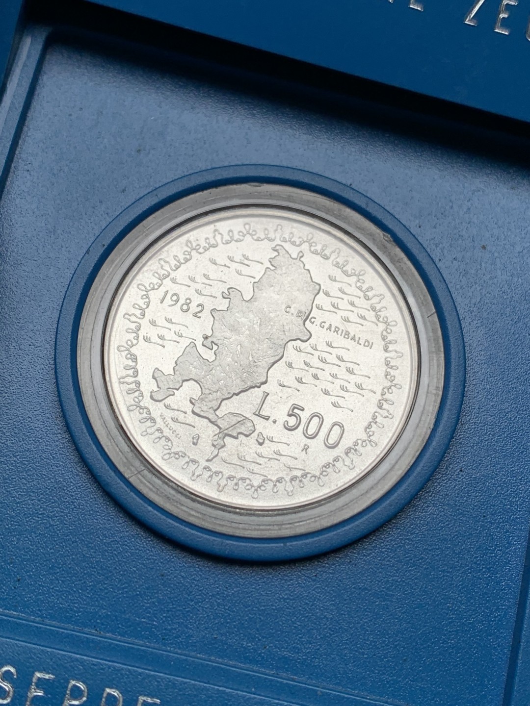 《竞宝斋》第151场-周日，周一，周四 3场 (全场包邮) 意大利1982年 著名人物纪念 500里拉银币