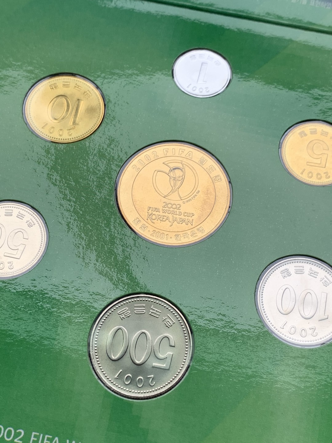 《竞宝斋》第151场-周日，周一，周四 3场 (全场包邮) 卡装 韩国2002年 纪念韩日世界杯 七枚套纪念