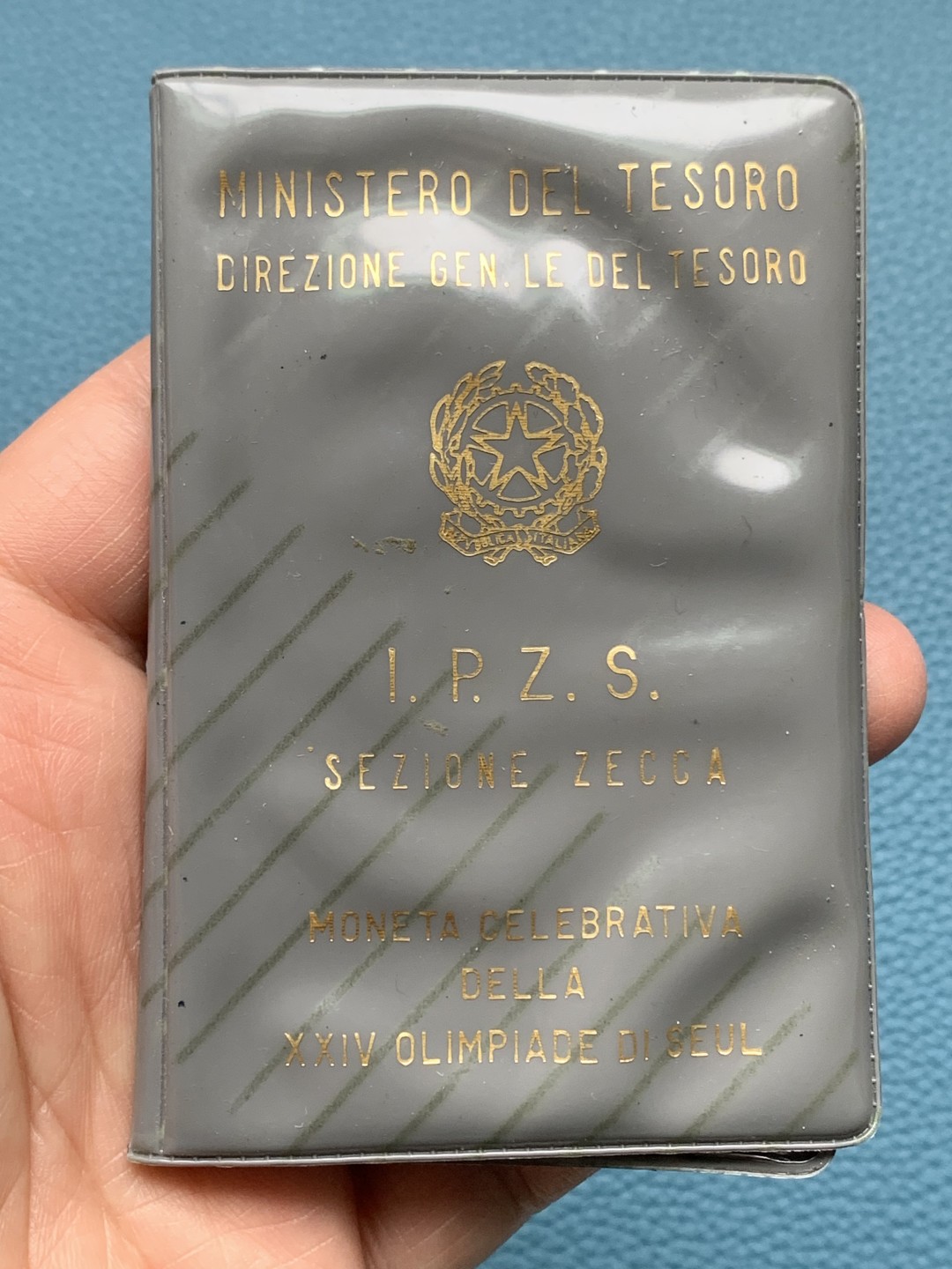 《竞宝斋》第151场-周日，周一，周四 3场 (全场包邮) 意大利1988年 奥运纪念 500里拉银币