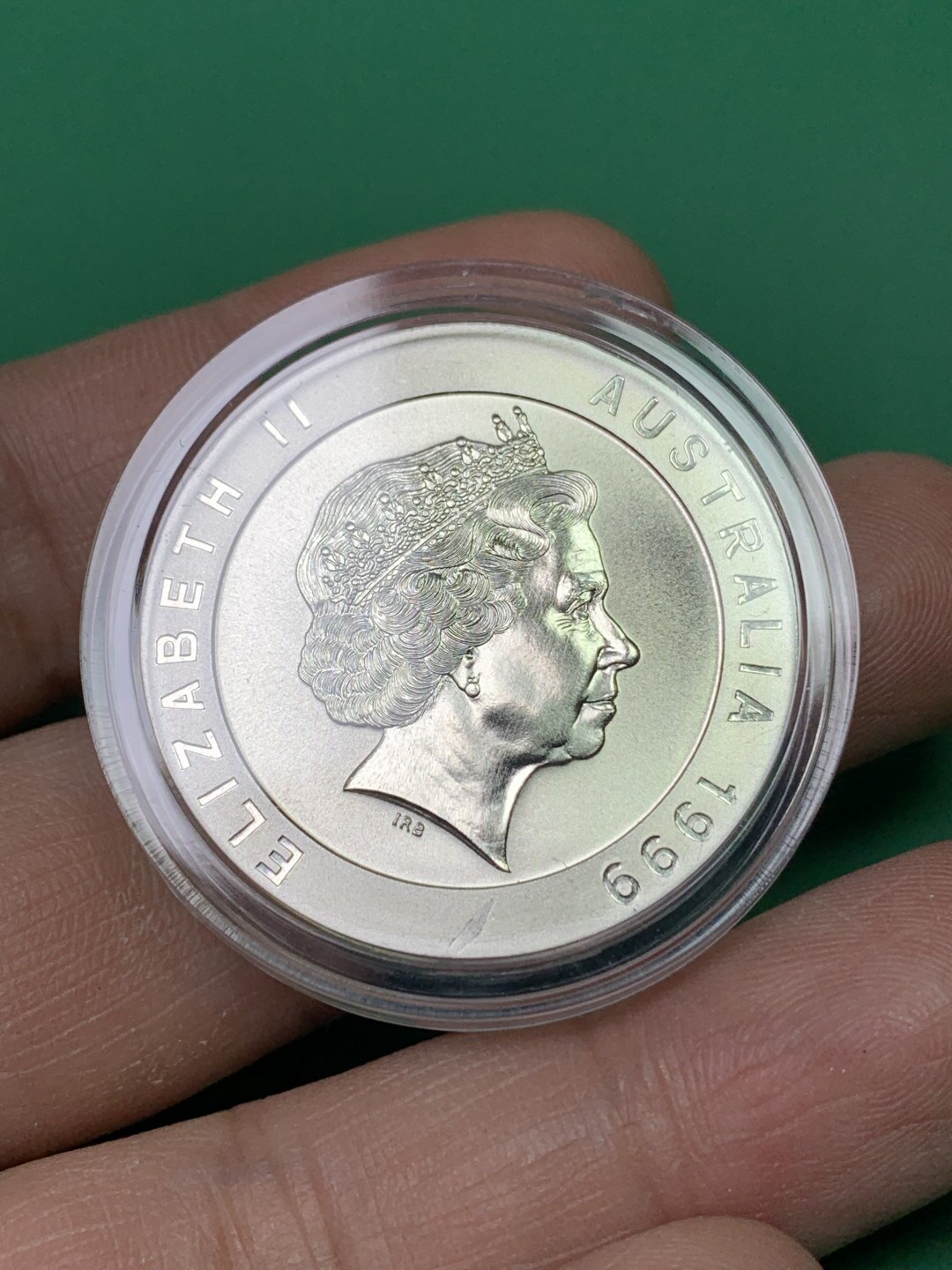 《竞宝斋》第151场-周日，周一，周四 3场 (全场包邮) 原盒 澳大利亚1999年 雪山计划 10元大银币一对 20.77克