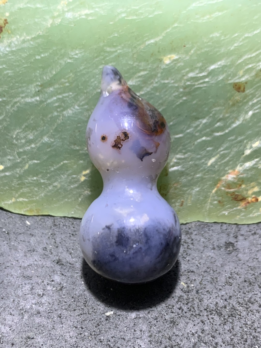 精美冰透高玉化战国红玛瑙葫芦吊坠一个，