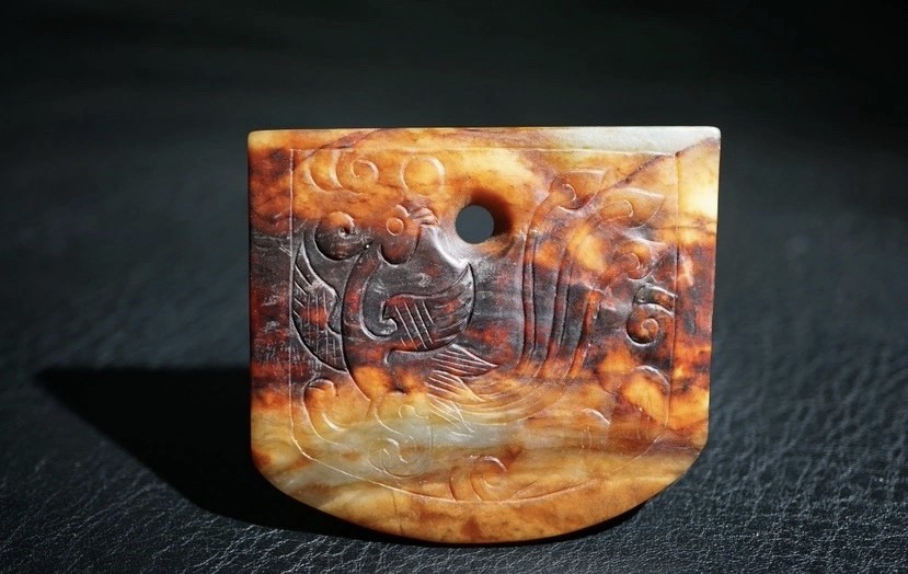 ｜冷门出品｜精选专拍·第贰拾捌场· 明清工老和田玉红沁龙凤双面大把件