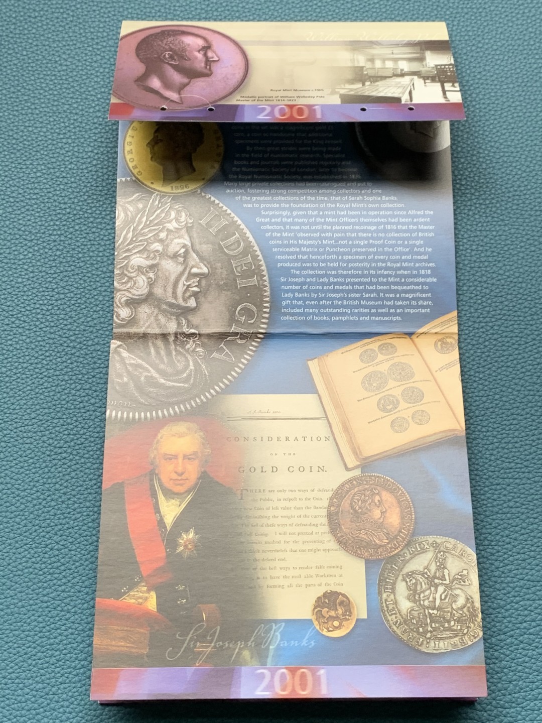 《竞宝斋》第151场-周日，周一，周四 3场 (全场包邮) 卡装 英国2001年 九枚套 最大面值是两枚2镑 稀少年份 非常精美