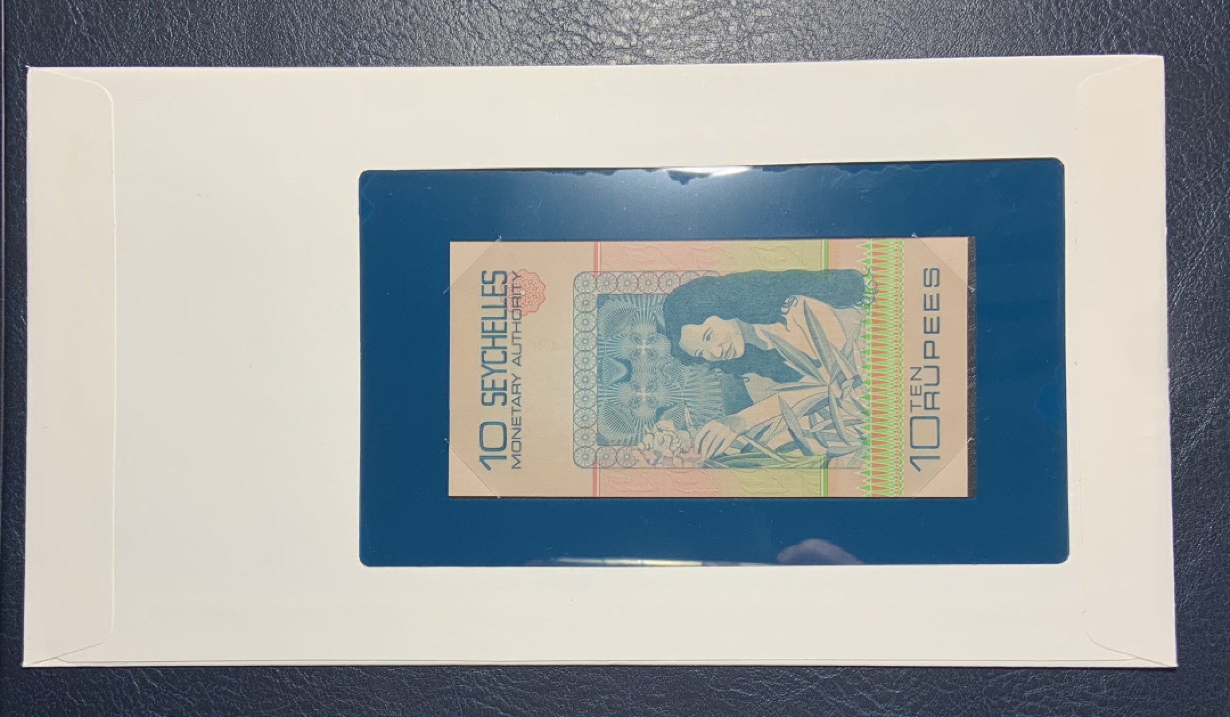 收藏联盟Quantum Auction 第248期拍卖 塞舌尔1979年10卢比富兰克林邮币封 品相UNC 首发A冠