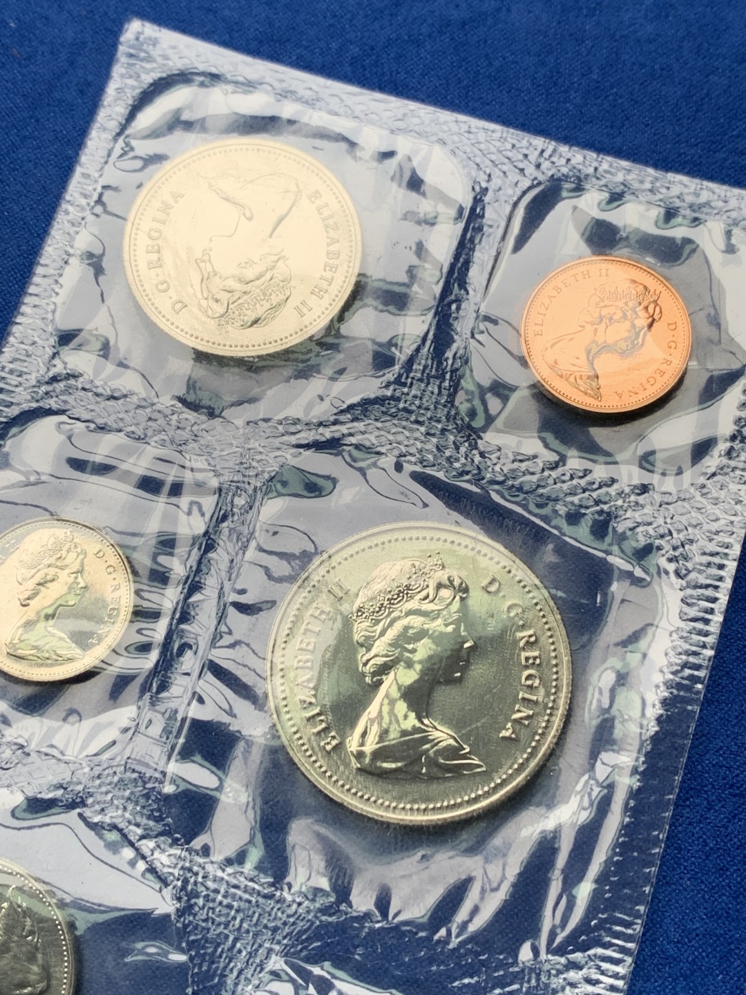 《竞宝斋》第151场-周日，周一，周四 3场 (全场包邮) 加拿大1978年 六枚套不同面值 造币厂封装