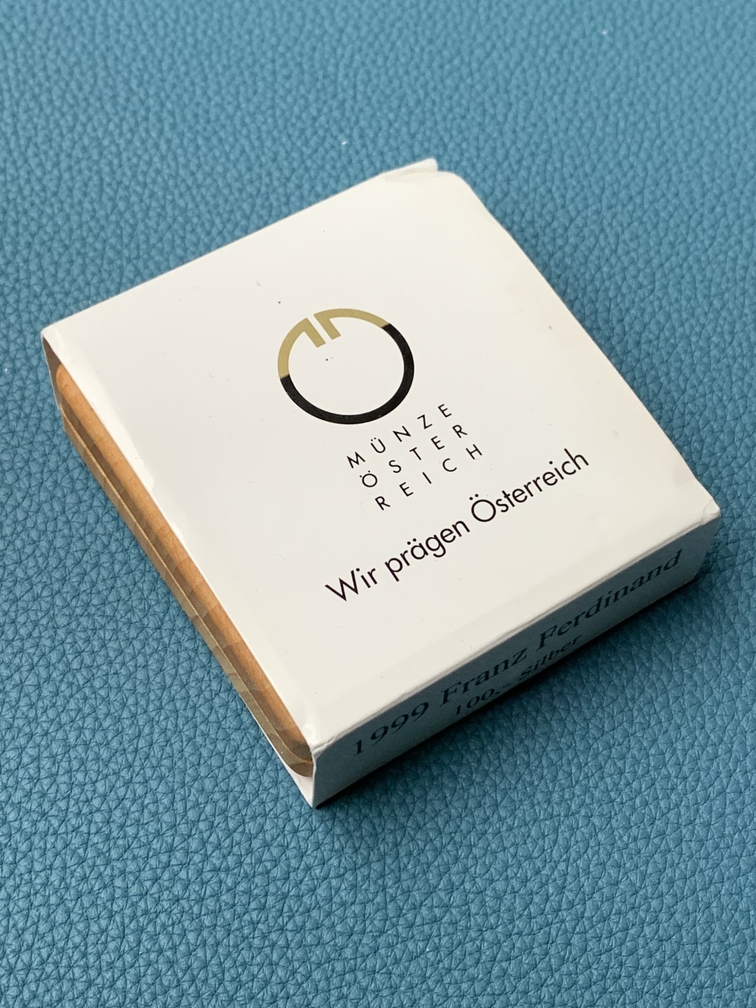 《竞宝斋》第151场-周日，周一，周四 3场 (全场包邮) 木盒 奥地利1999年 100先令精制大银币