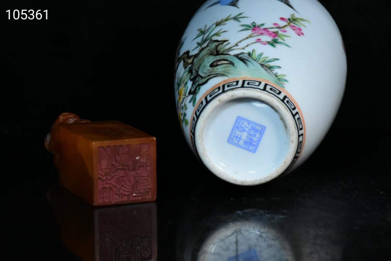 茶缶 粉彩 茶膏 清時代 中国美術 乾隆 茶缶 粉彩 茶膏 清時代 中国美術 乾隆