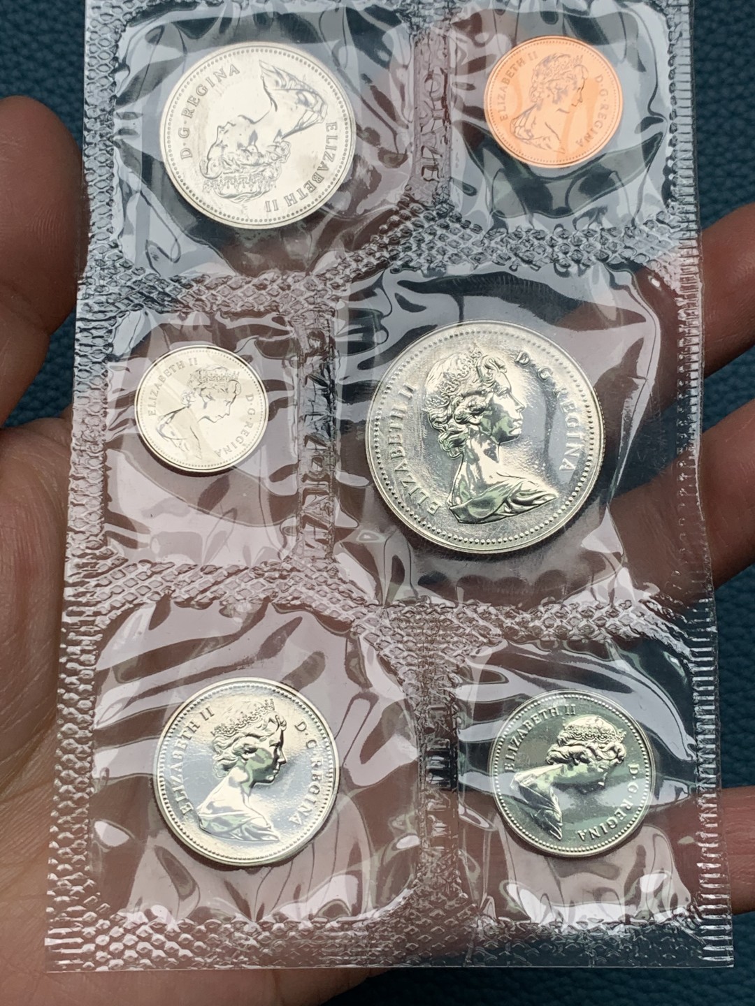 《竞宝斋》第151场-周日，周一，周四 3场 (全场包邮) 原信封 加拿大1979年 六枚套 不同面值 原厂封装