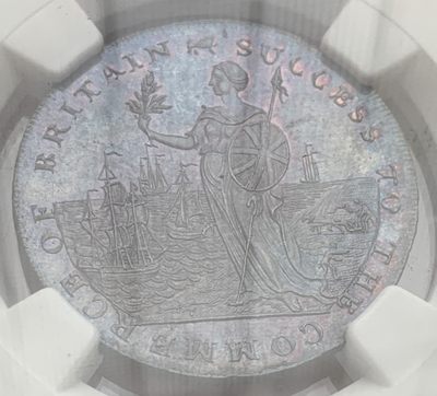 瓶子🏺第86期拍卖会 - 英国1794年1/2便士铜币  NGC MS65