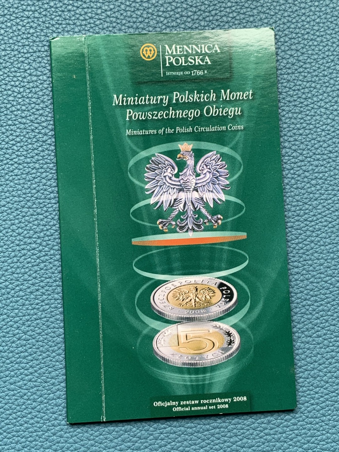 《竞宝斋》第151场-周日，周一，周四 3场 (全场包邮) 波兰2008年迷你珍珠币套装，BU品质，小巧玲珑稀见