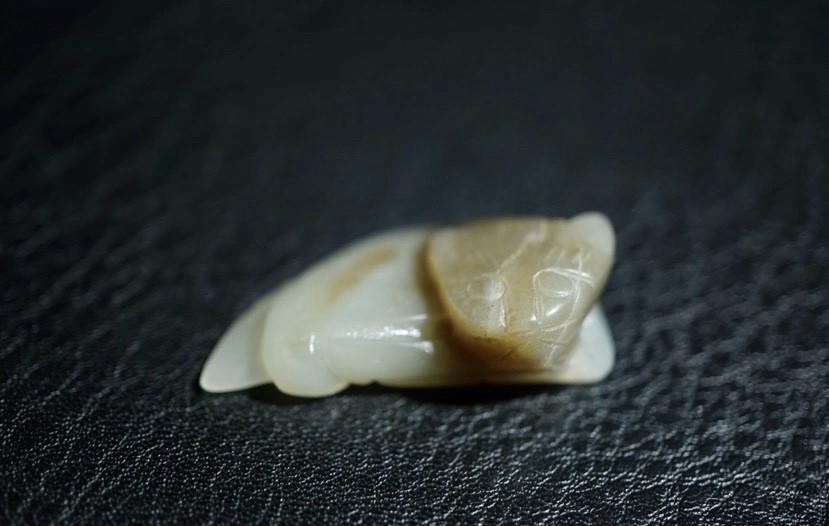 ｜冷门出品｜精选专拍·第贰拾捌场· 明清工老和田玉秋叶猫挂件