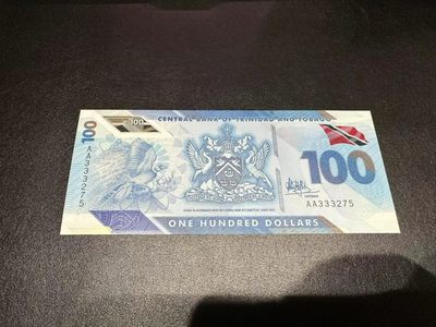 《外钞收藏家》第二百六十期（连拍第五场） - 特里达尼亚和多巴哥100 AU品相