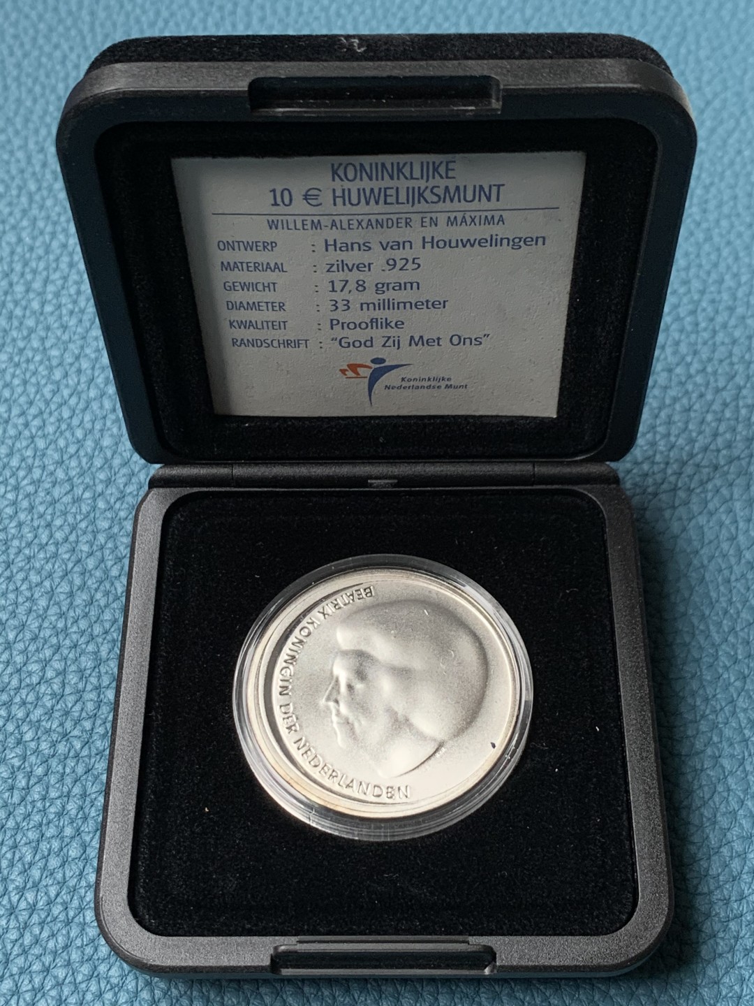 《竞宝斋》第151场-周日，周一，周四 3场 (全场包邮) 荷兰2002年 10欧元精制银币