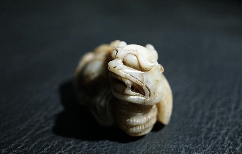 ｜冷门出品｜精选专拍·第贰拾玖场· 明清工老和田玉立体工龙龟茶宠摆件