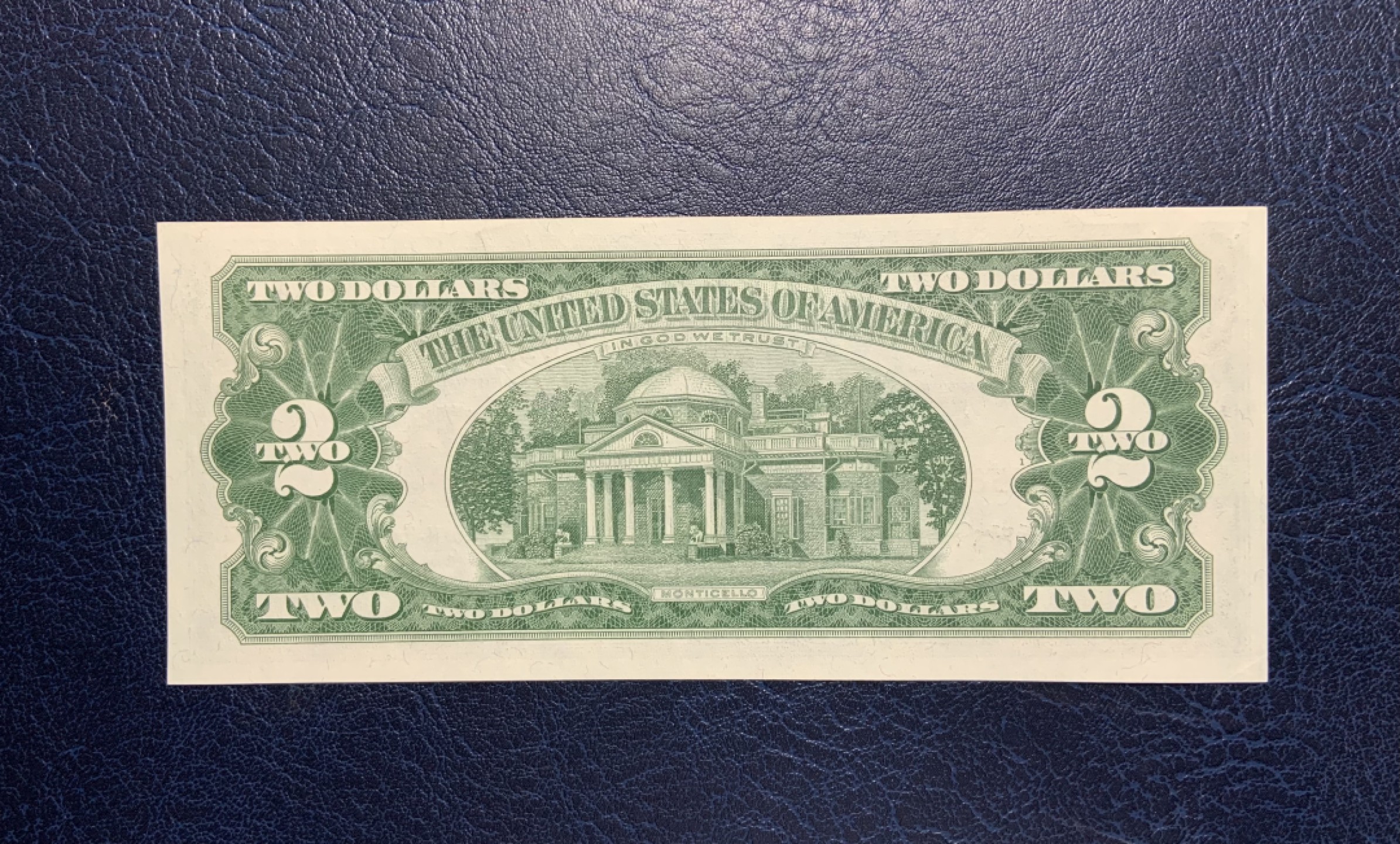 收藏联盟Quantum Auction 第248期拍卖 美国1963年政府券2元 品相UNC 角和票面有轻微瑕疵 细节如图