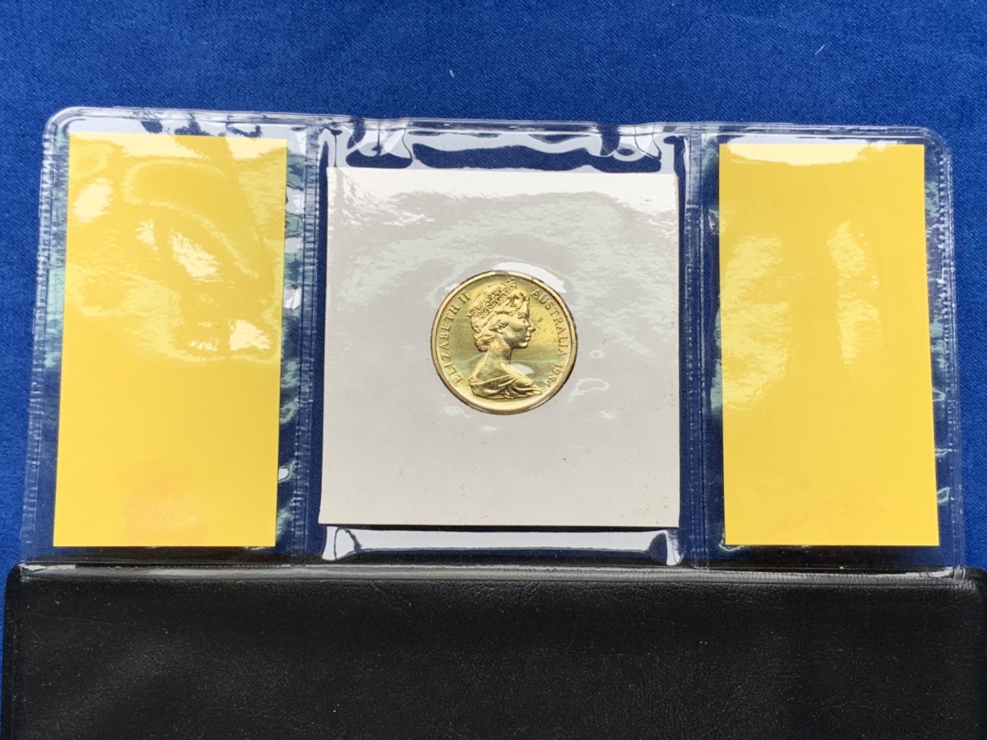 《竞宝斋》第151场-周日，周一，周四 3场 (全场包邮) 钱包装 澳大利亚一元纸币+1元硬币