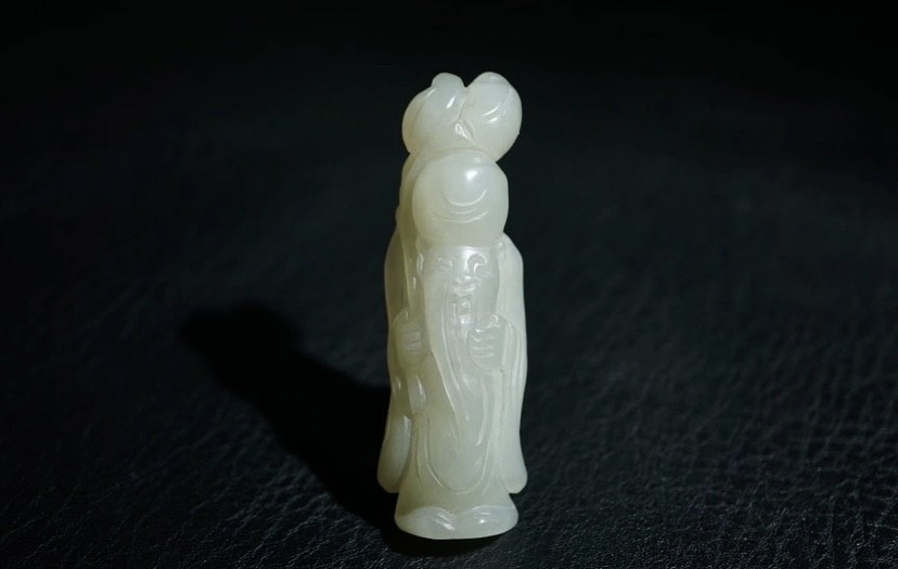 ｜冷门出品｜精选专拍·第贰拾捌场· 明清工老和田玉寿星立体工人物把件挂件