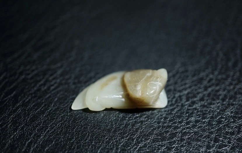 ｜冷门出品｜精选专拍·第贰拾捌场· 明清工老和田玉秋叶猫挂件