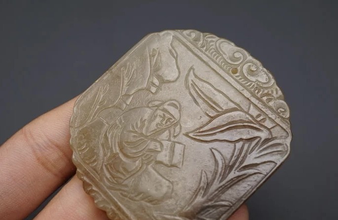 ｜冷门出品｜精选专拍·第贰拾捌场· 和田玉 人物玉牌挂件