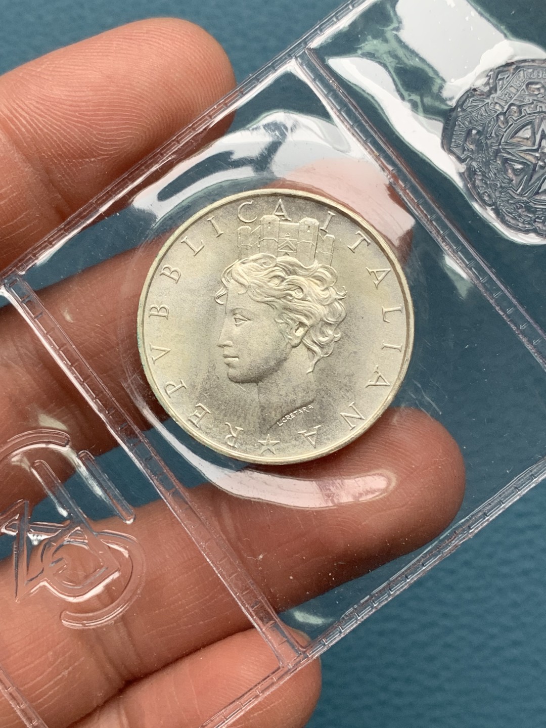 《竞宝斋》第151场-周日，周一，周四 3场 (全场包邮) 意大利1988年 女神 500里拉银币