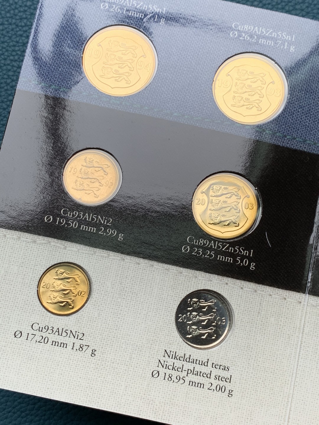 《竞宝斋》第151场-周日，周一，周四 3场 (全场包邮) 爱沙尼亚原封套币，BU品质