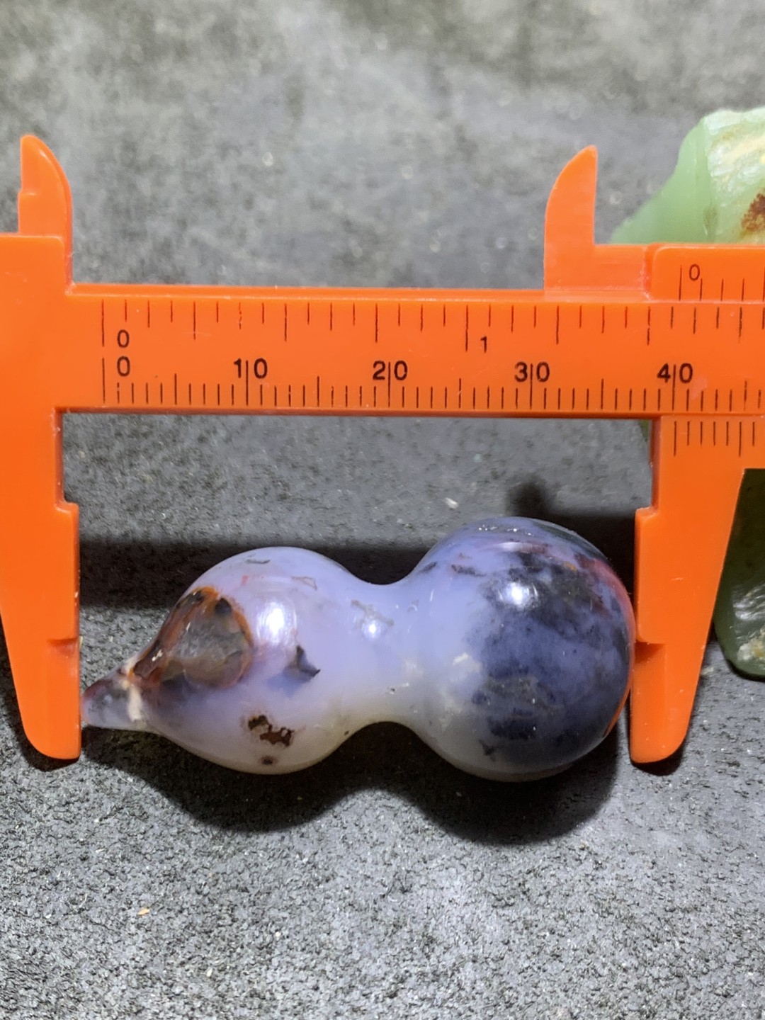 精美冰透高玉化战国红玛瑙葫芦吊坠一个，
