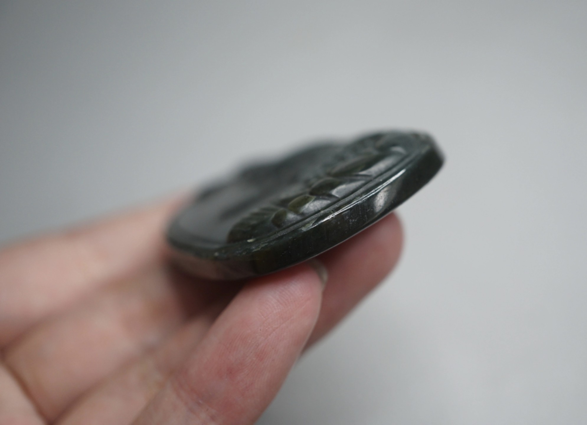 ｜冷门出品｜精选专拍·第贰拾捌场· 和田青玉浮雕山水纹饰大玉牌