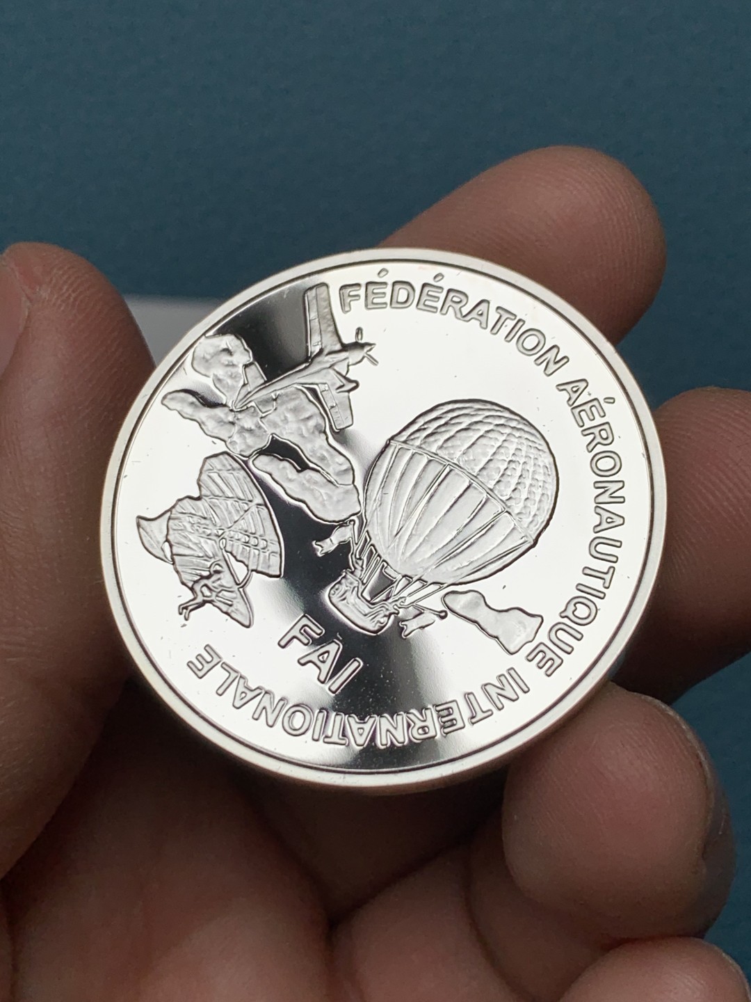 《竞宝斋》第151场-周日，周一，周四 3场 (全场包邮) 芬兰1997年 土耳其航天展10欧元精制大银币