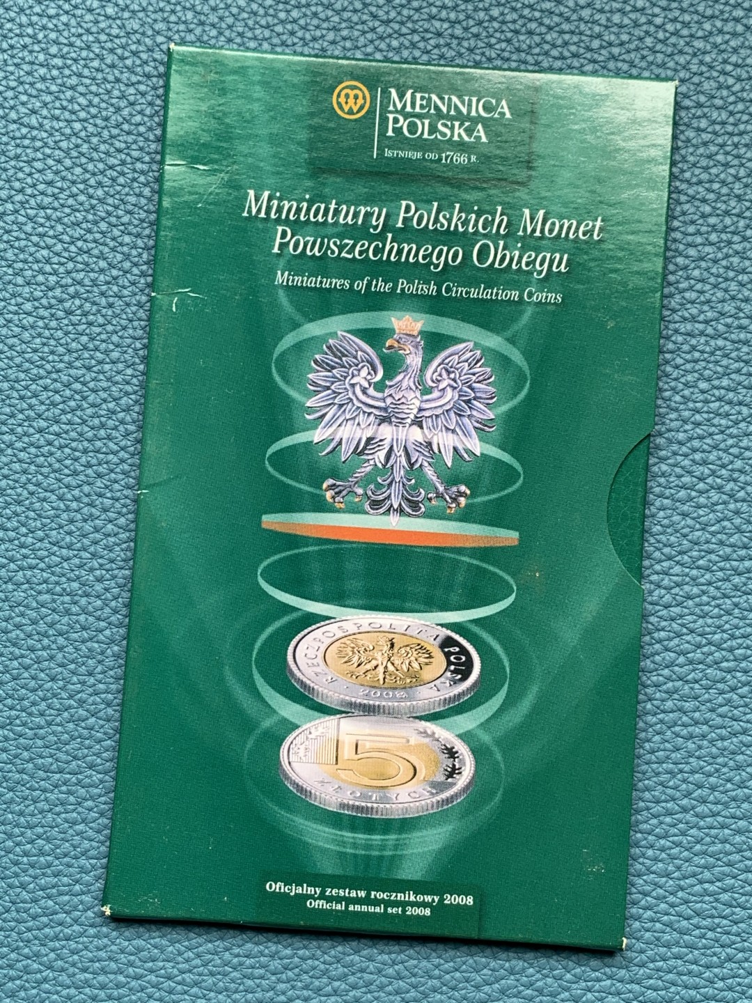 《竞宝斋》第151场-周日，周一，周四 3场 (全场包邮) 波兰2008年迷你珍珠币套装，BU品质，小巧玲珑稀见