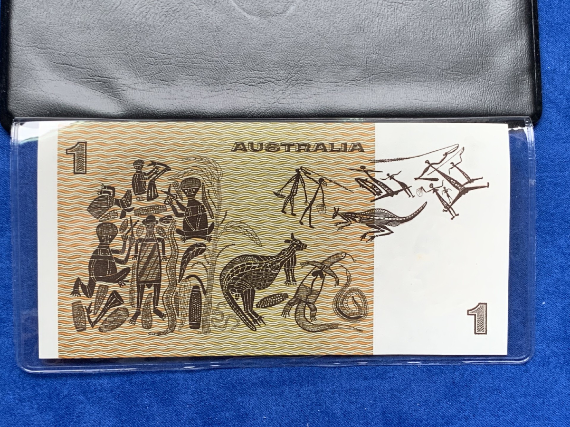 《竞宝斋》第151场-周日，周一，周四 3场 (全场包邮) 钱包装 澳大利亚一元纸币+1元硬币