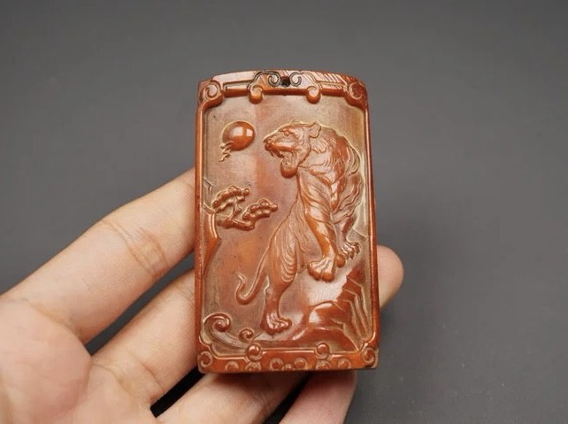｜冷门出品｜精选专拍·第贰拾捌场· 牛骨 老虎牌挂件