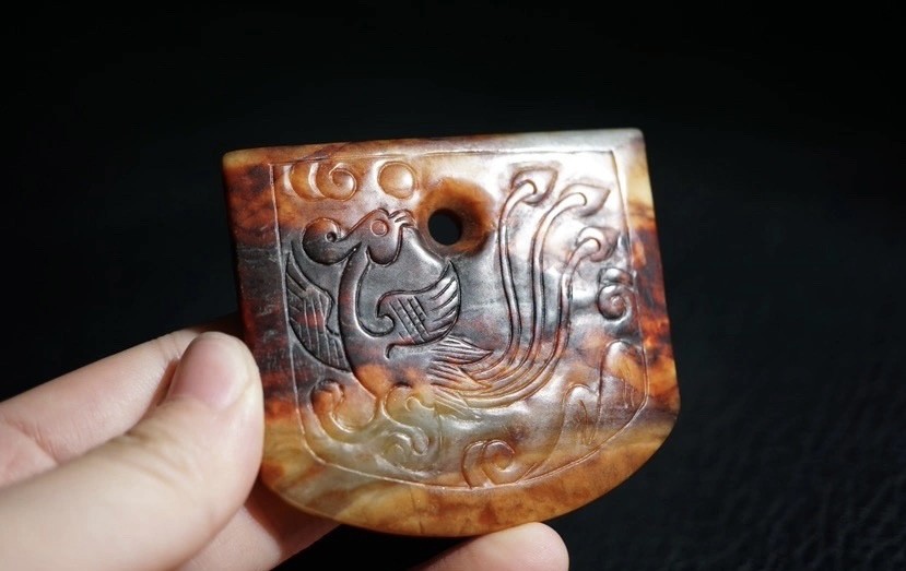 ｜冷门出品｜精选专拍·第贰拾捌场· 明清工老和田玉红沁龙凤双面大把件