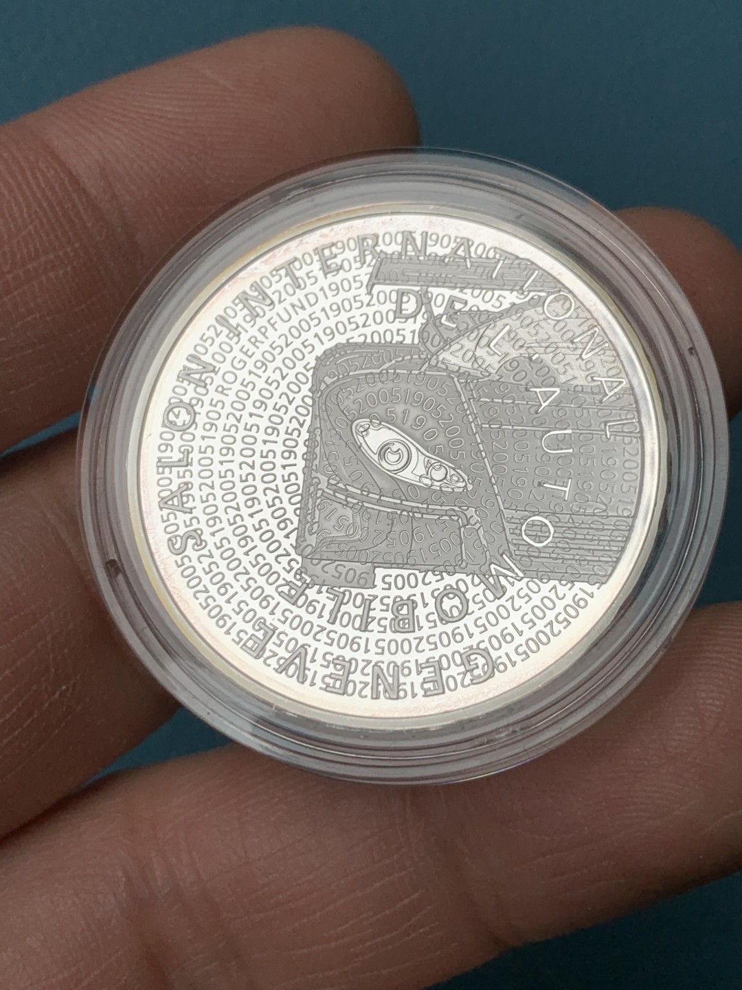 《竞宝斋》第151场-周日，周一，周四 3场 (全场包邮) 瑞士 2005年 20法郎精制大银币 稀少