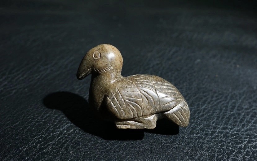 ｜冷门出品｜精选专拍·第贰拾玖场· 明清工老和田玉玉鸟把件摆件