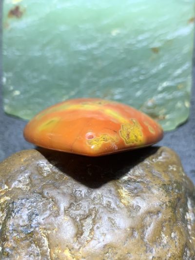 精美战国红玛瑙冰飘水滴形大吊坠一个 精美战国红玛瑙冰飘水滴形大吊坠一个