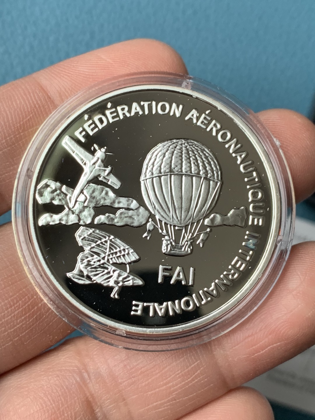 《竞宝斋》第151场-周日，周一，周四 3场 (全场包邮) 芬兰1997年 土耳其航天展10欧元精制大银币