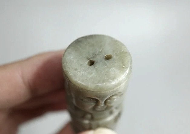 ｜冷门出品｜精选专拍·第贰拾玖场· 和田玉 立体工人物的黑沁手把件