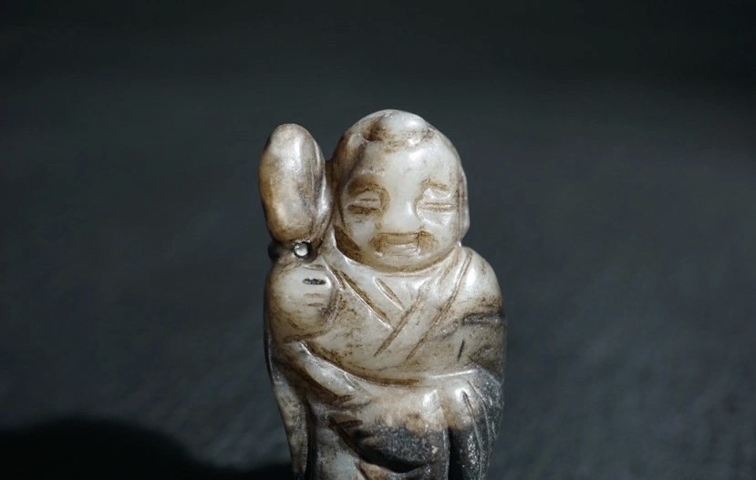 ｜冷门出品｜精选专拍·第贰拾玖场· 明清工老和田玉玉僧人物把件